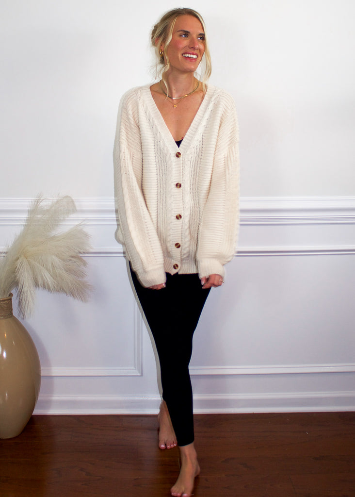 Fireside Oversized Ribbed Cardigan - Sugar & Spice Apparel Boutique