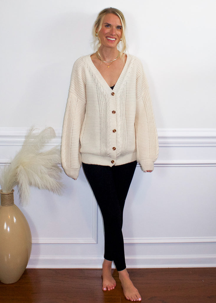 Fireside Oversized Ribbed Cardigan - Sugar & Spice Apparel Boutique