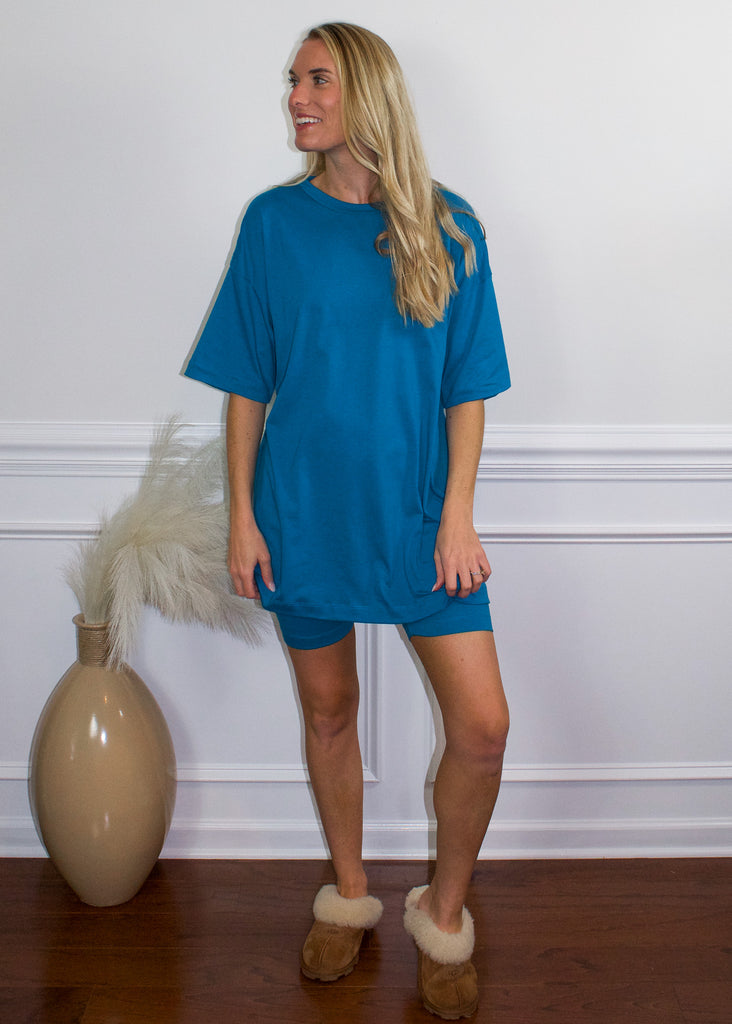 Sweet Like Me Set in Blue - Sugar & Spice Apparel Boutique