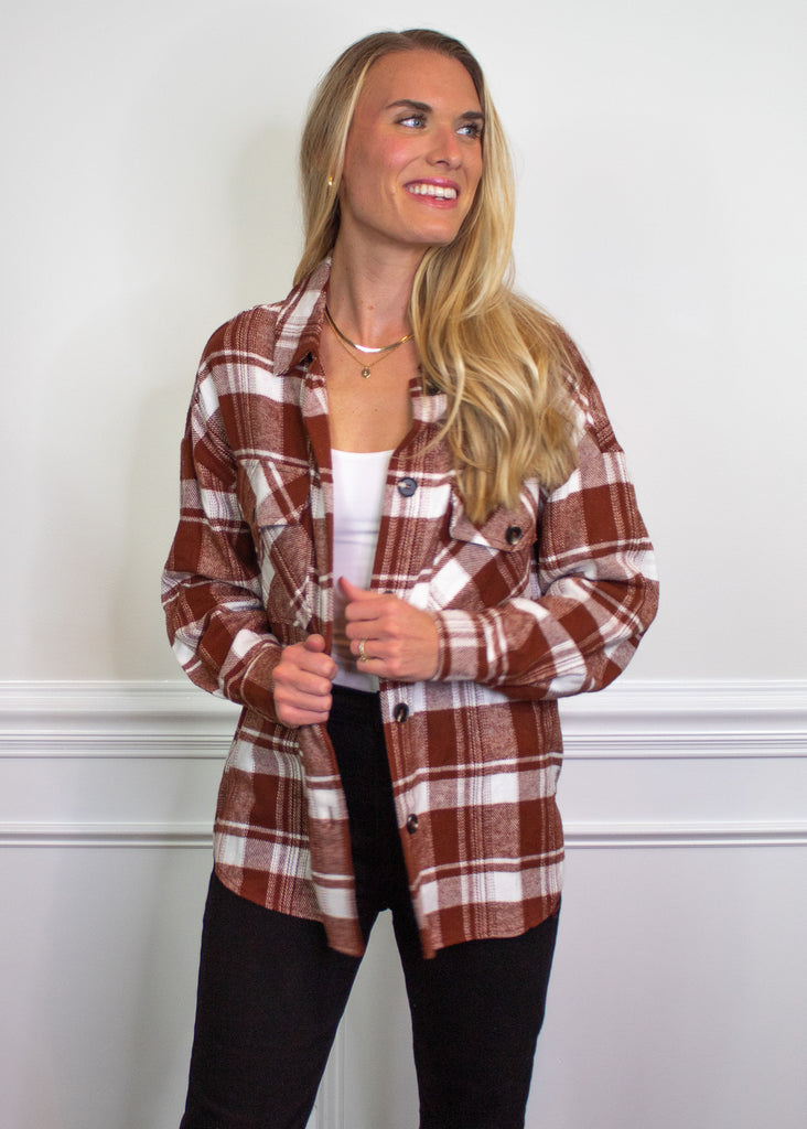 Tired of Your Weather Flannel - Sugar & Spice Apparel Boutique