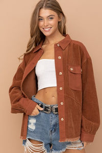 Sand in My Boots Corduroy Shacket - Sugar & Spice Apparel Boutique