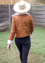 Ride With Me Suede Moto Jacket in Camel - Sugar & Spice Apparel Boutique