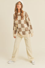 Checkmate Oversized Sweater - Sugar & Spice Apparel Boutique