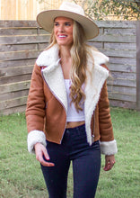 Ride With Me Suede Moto Jacket in Camel - Sugar & Spice Apparel Boutique