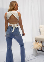Party in the Back Cropped Tank in White - Sugar & Spice Apparel Boutique