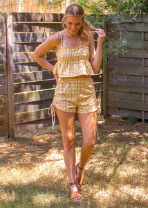 Lunch Date Gingham Two Piece Set - Sugar & Spice Apparel Boutique