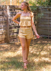 Lunch Date Gingham Two Piece Set - Sugar & Spice Apparel Boutique