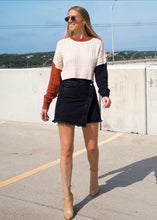 Don't Go Yet Asymmetrical Denim Skirt - Sugar & Spice Apparel Boutique