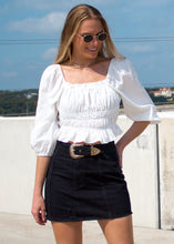 Country Girl Shake It For Me Top in Ivory - Sugar & Spice Apparel Boutique