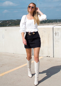 Country Girl Shake It For Me Top in Ivory - Sugar & Spice Apparel Boutique