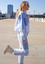 I'm Different Colorblock Denim Jacket - Sugar & Spice Apparel Boutique