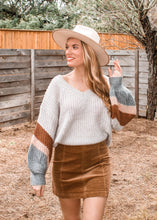 Out of the Office Corduroy Skirt in Taupe - Sugar & Spice Apparel Boutique