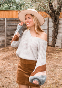 Out of the Office Corduroy Skirt in Taupe - Sugar & Spice Apparel Boutique