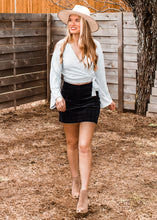 Out of the Office Corduroy Skirt in Black - Sugar & Spice Apparel Boutique