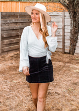 Out of the Office Corduroy Skirt in Black - Sugar & Spice Apparel Boutique